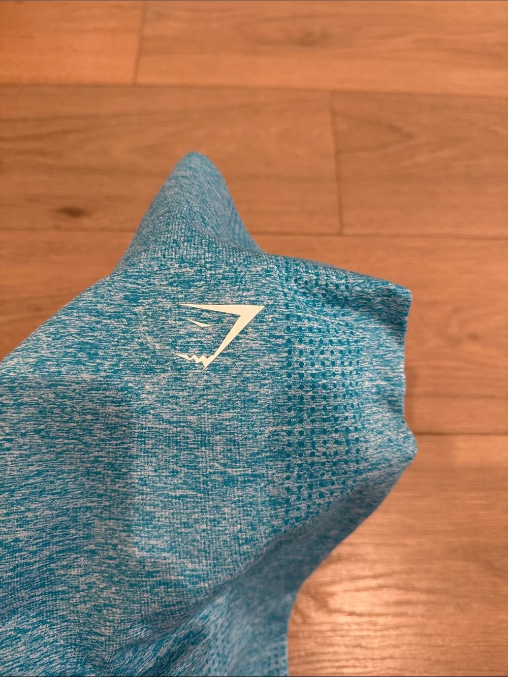 GYMSHARK Blue Marl‎ Vital Seamless Gym Workout Active Yoga Leggings Size XXL